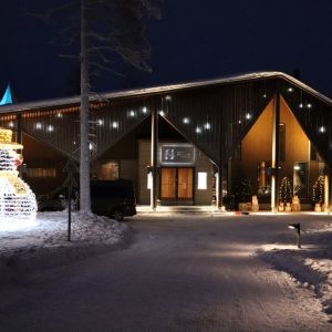 Nova Skyland hotellin jouluvalot Rovaniemi