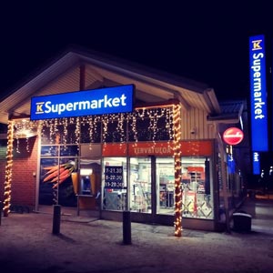 K-Supermarket Jokelan jouluvalot Tuusula