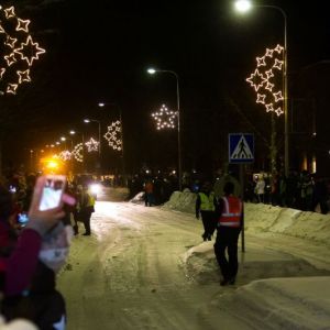 Jouluvalot, pandat saapuvat Ähtäriin Ähtäri