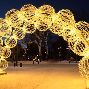 Kausivalot, portti, puut ja eläimet Naantali