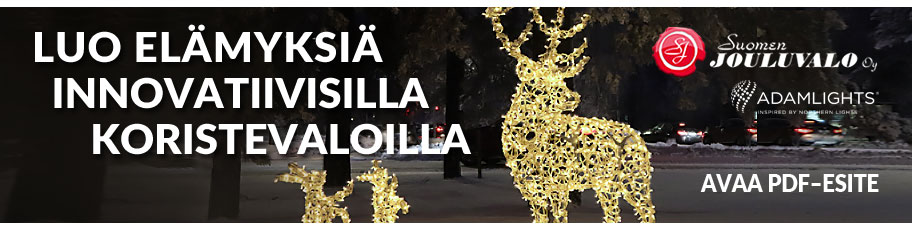 Luo elämyksiä innovatiivisilla koristevaloilla 2026 - avaa pdf-esite Luo elämyksiä innovatiivisilla koristevaloilla 2026 - avaa pdf-esite